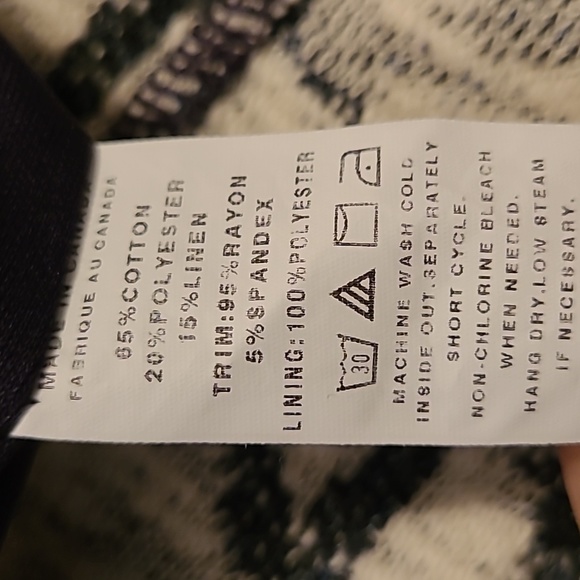 Picadilly ivory & black cracked glass look dress Sz M - Picture 8 of 8